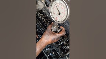 Benz diesel engine manual compression testing #dieselengine #benz  #testing