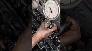 Benz diesel engine manual compression testing #dieselengine #benz  #testing