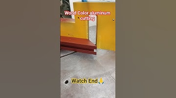 ✨ Oddly Satisfying Wood Color Aluminum Cutting | Perfect Craftsmanship 😍#shorts
