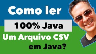 Programação Java - Como ler um arquivo CSV em Java Aula 100% comentada.