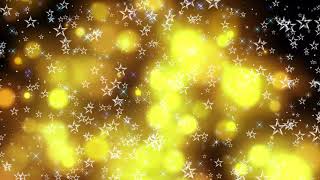 4k Ultra HD Yellow Stars Free No Copyright Motion Background