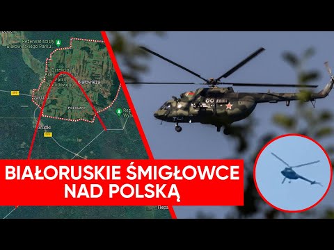 Białoruskie śmigłowce nad Polską. To nie były zwykłe maszyny