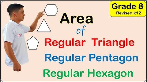 Math 8 AREA OF REGULAR TRIANGLE, REGULAR PENTAGON, REGULAR HEXAGON MATATAG SECOND(2ND) QUARTER WEEK3