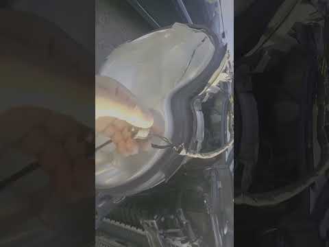 Mercedes Benz C230 Ambient Air Temperature Sensor Location & Replacement  #shorts #mercedesbenz