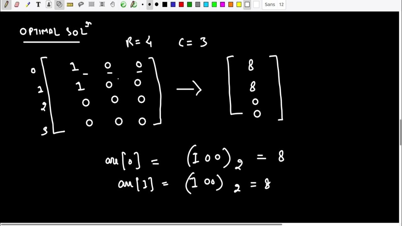 Geeksforgeeks find duplicate rows in a binary matrix youtube