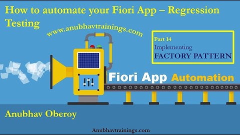 Part 14 SAP Fiori Test Automation | Cross-browser test using Factory implementation | UI5 Automation