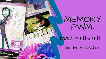 Memory PWM | May 4th-10th | BIG Happy Planner