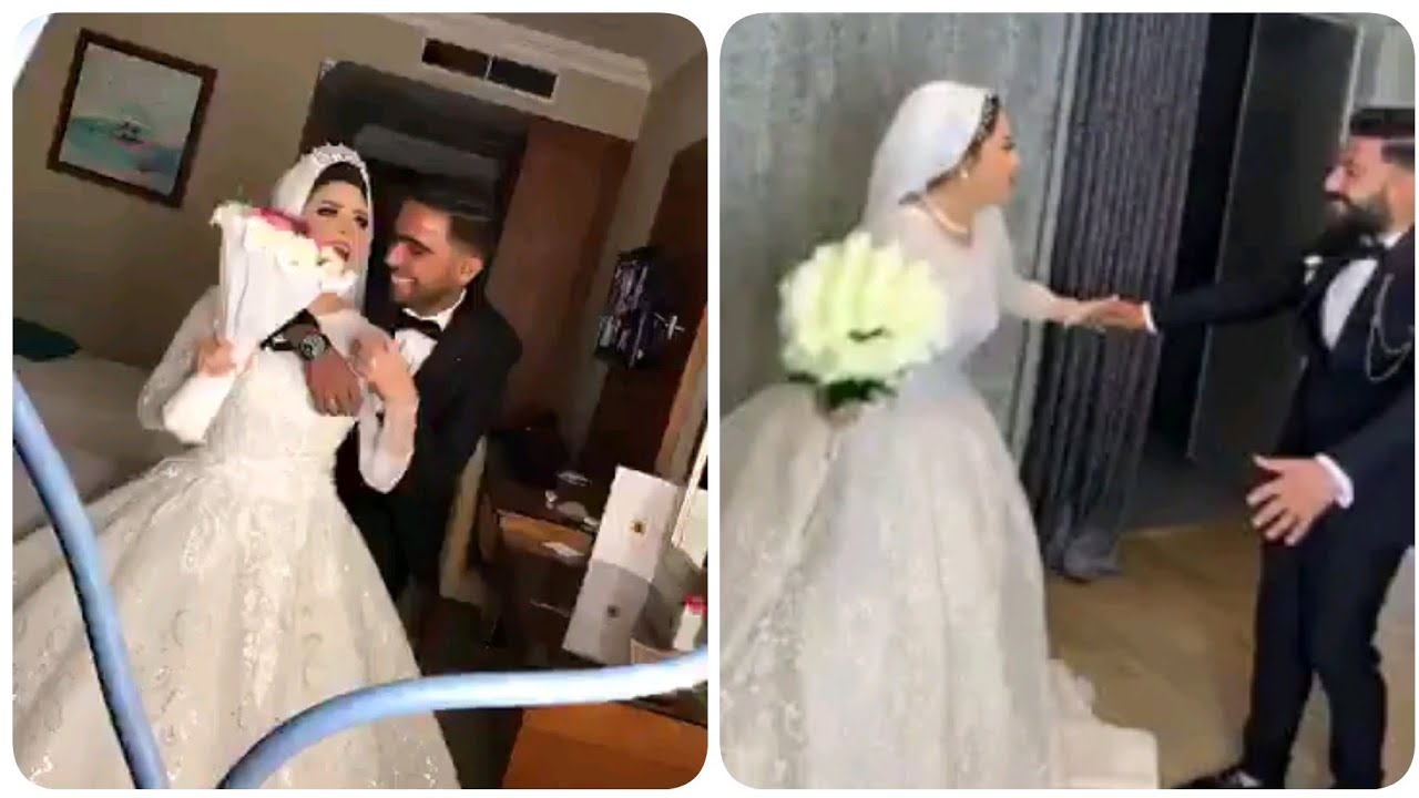 طيب نقول ايه عن خفه دم العريس والعروسه؟ العريس بيعاكس عروسته 🤣🤣😅