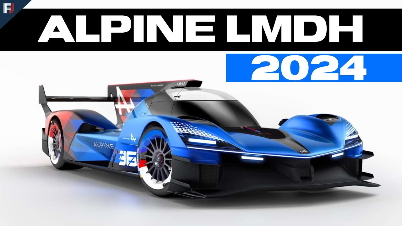 First Look At Alpine A424B LMDh For 2024 YouTube