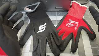 Snap on Nitrile Coated Utility Gloves worth it vs Milwaukee? GLOVESNU6XL VS 48-22-8903. SNAP-ON