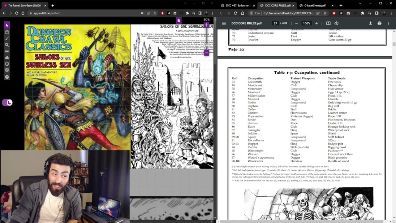 How to Run Your First DCC RPG Funnel: 0 Level Adventure!