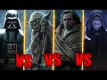 Darth Vader VS Yoda VS Luke Skywalker VS Emperor Palpatine | Who Would Win?