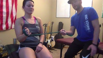 Shoulder External Rotation on Stability Ball