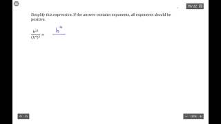 Exponential Functions: Properties: Simplifying 3