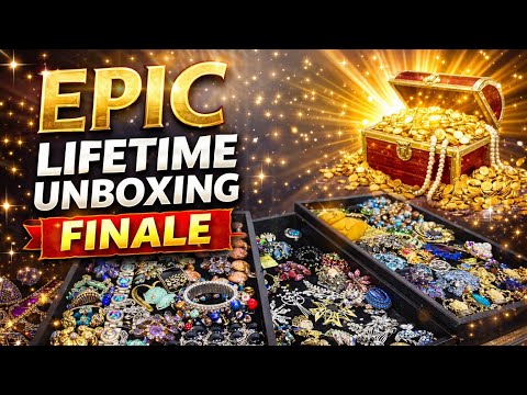 Epic Lifetime Unboxing Finale - Rare Vintage Jewelry Mystery Unboxing 