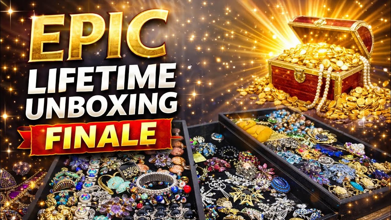 Epic Lifetime Unboxing Finale - Rare Vintage Jewelry Mystery Unboxing 