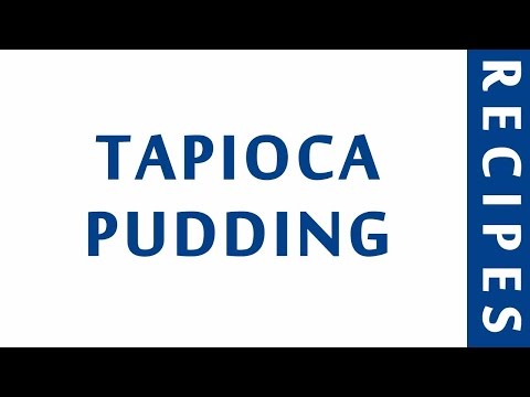 TAPIOCA PUDDING | WORLD FAMOUS RECIPES | HOW TO MAKE | RECIPES LIBRARY