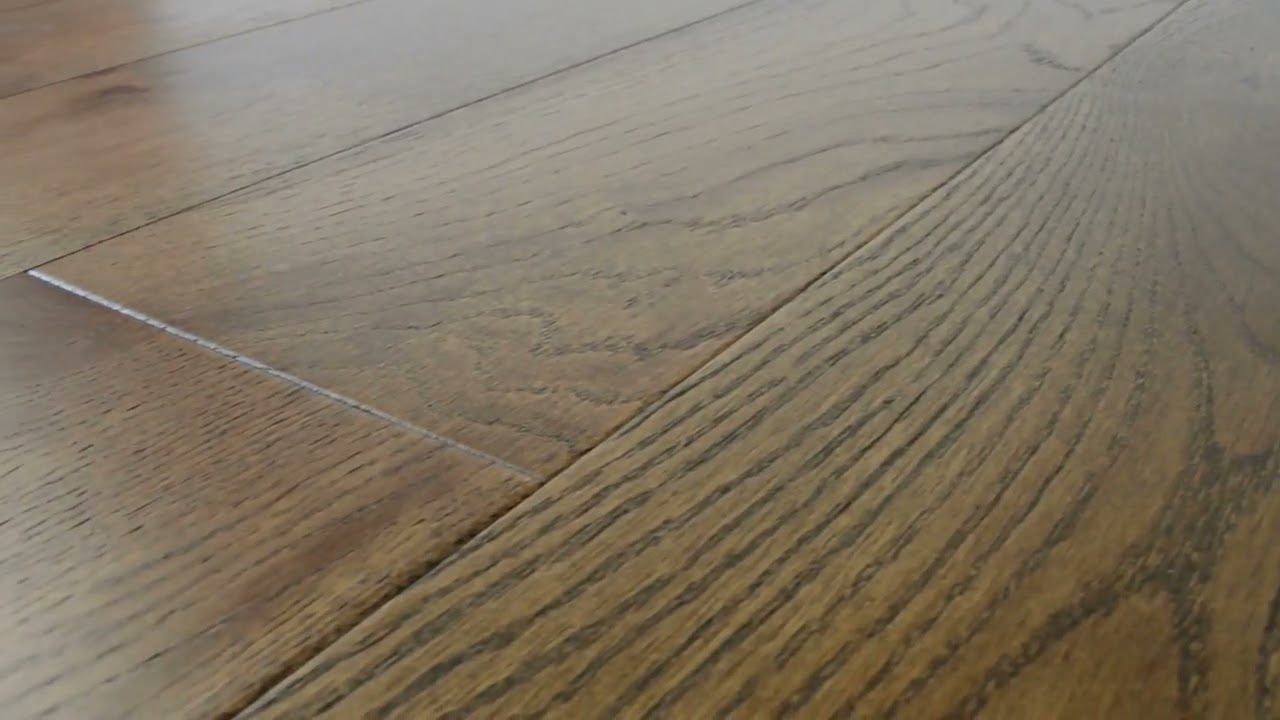 Highgate Engineered Smoked Oak Brushed and Lacquered 180mm x 142mm Wood Flooring