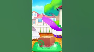 A Flying Box with a Cat Inside?! 🎁🎈🐱 #mytalkingtom2 #funny #gaming