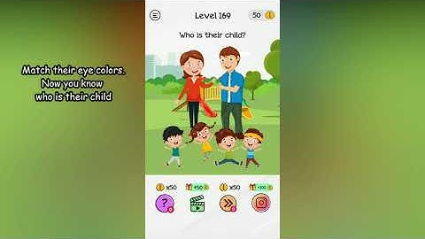 Braindom Level 169 Who is their child?
