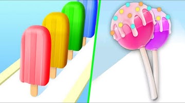 Popsicle Stack 💥 Candy Factory 3d - Gameplay All Levels Android,OS - NEW APK UPDATE