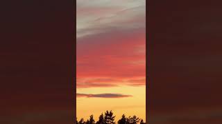 Beautiful Sunset Colors in the Sky