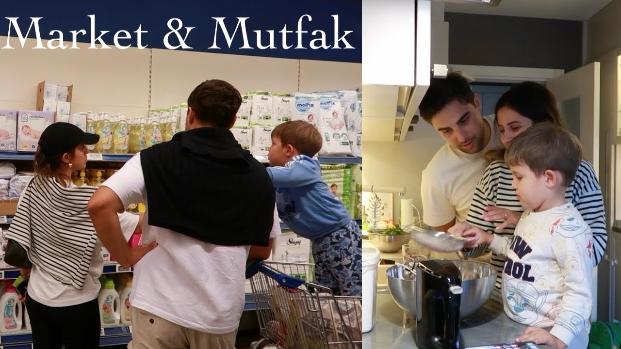 BÜYÜK MARKET ALIŞVERİŞİ & Oğlumla Islak Kek Yapıyoruz 😍