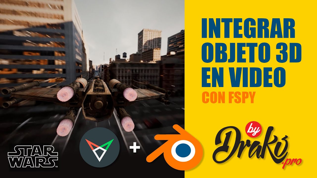 Integrar objeto 3D en video, con Blender y fSpy - YouTube