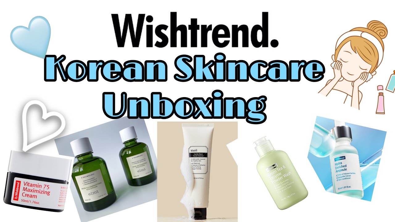 UNBOXING KOREAN SKINCARE FT. WISHTREND JAM AURELLANO YouTube