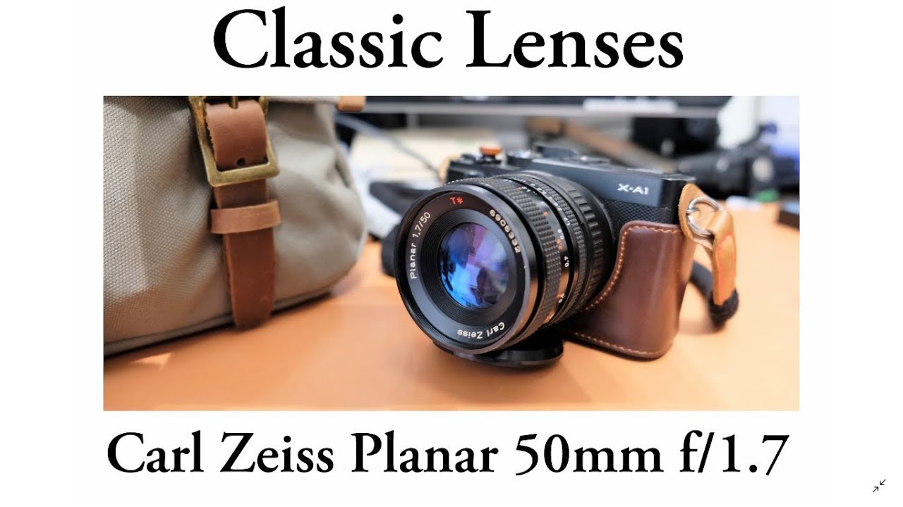 Contax/Yashica 50mm f/1.7 Carl Zeiss Planar T* Lens Test - YouTube