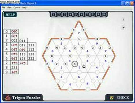 Solving Trigon Puzzles