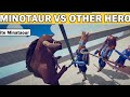 MINOTAUR VS others fight Tabs game