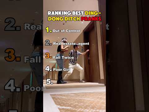 Ranking Best Ding-Dong ditch Pranks #shorts