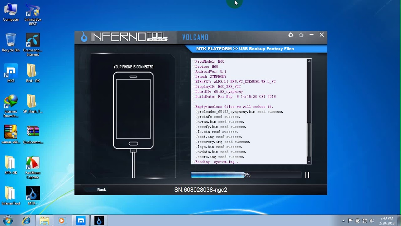 Symphony H60 flash file Red By InfernoTool