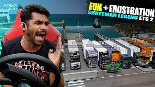 Shreeman Legend ETS 2 Comedy+Angry Moments || Shreeman Legend #shreemanlegend #bandilki screenshot 2
