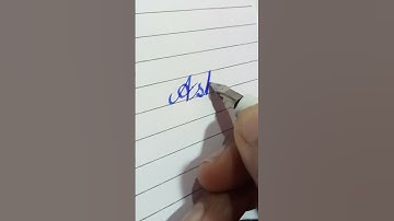 Asha Cursive Handwriting || Handwriting || calligraphy writing #handwriting #shorts #calligraphy
