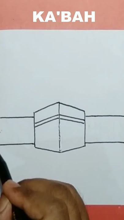 Cara Menggambar Kabah yang Mudah  #kabah #drawing