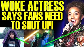 Woke Actress Loses It With Fans After The Acolyte Backlash Trailer Disaster Disney Star Wars Fail