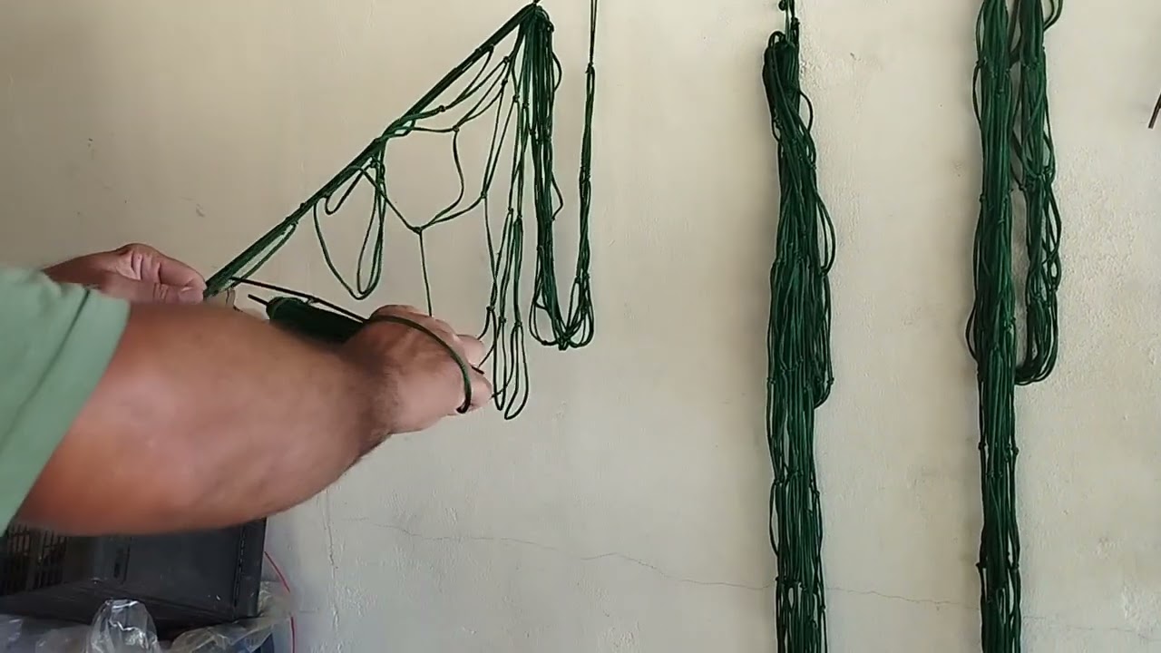 Como se fazer rede para cama elástica parte 1