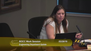 BOCC Work Session - 03/26/2019
