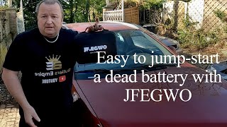How to use JFEGWO 4000A to jump start a vehicle? by JFEGWO 164 views 9 months ago 3 minutes, 33 seconds