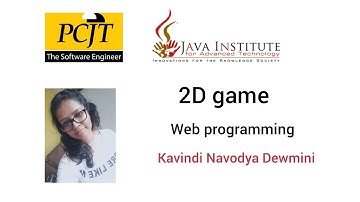 JavaScript 2D Game Video SubmissionProject Name  JavaScript 2D GameSubject : Web Programming Project