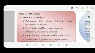 Worksheet 72 || class 9 || WHY DO WE FALL ILL PART 2