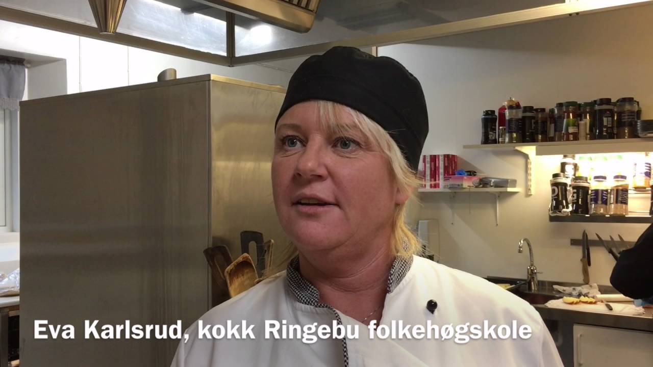 Her forberedes lunsj og middag på Ringebu folkehøgskole