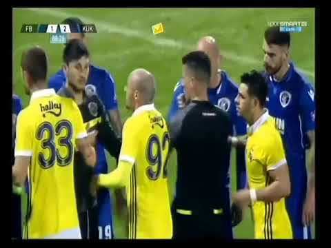 Fenerbahçe Kukesi Hazırlık maçında Olay çıktı