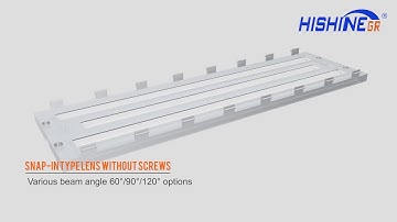 hishine K4 linear high bay lights mian video