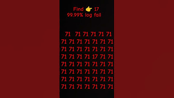 99.99% log fail #quiz #challenge #illusion #quiztime #puzzle #find