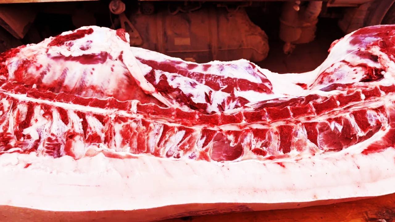 這地方人專買大肥肉吃，不服不行，一次最少買100塊的，服了！ 【立福128】