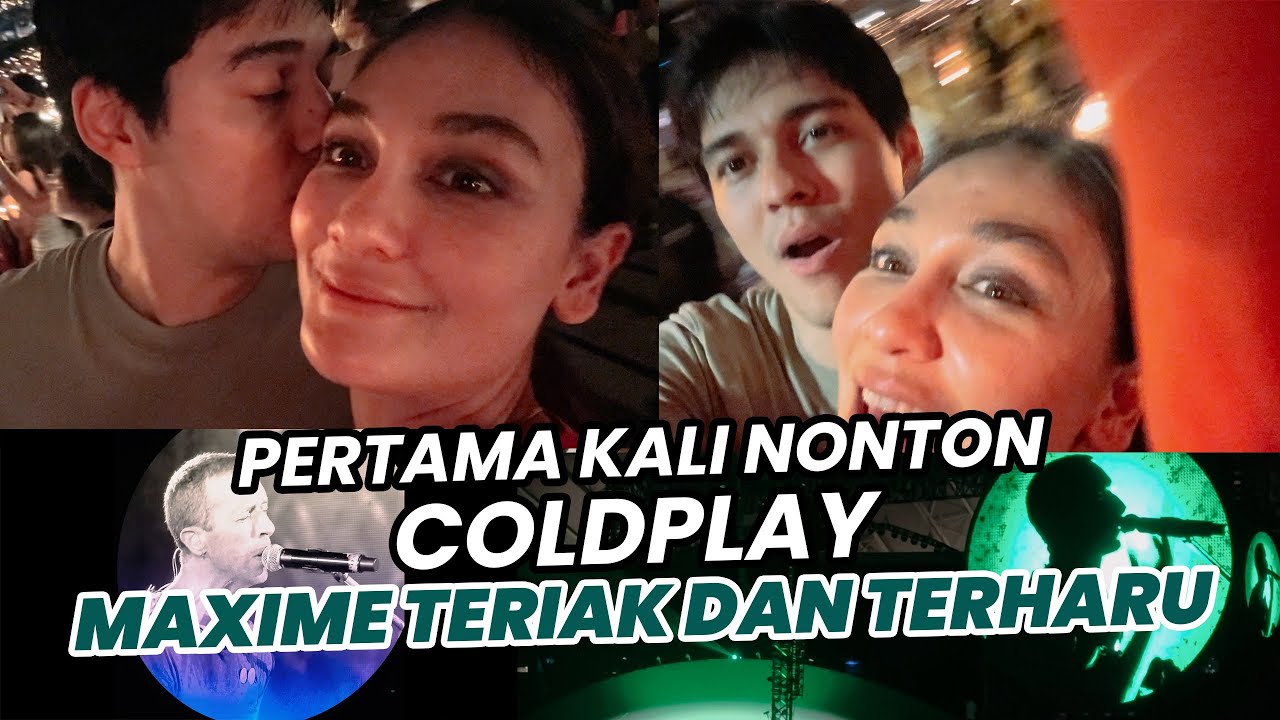 KETIGA KALINYA UNTUK LUNA DAN PERTAMA UNTUK MAXIME NONTON COLDPLAY DI SINGAPORE