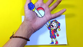 [ DRAWING ] POMNI From THE AMAZING DIGITAL CIRCUS PAPER CRAFTS IDEAS